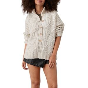 AE Oversized Cable Knit Sweater